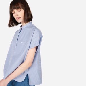 Everlane Cotton Collarless top